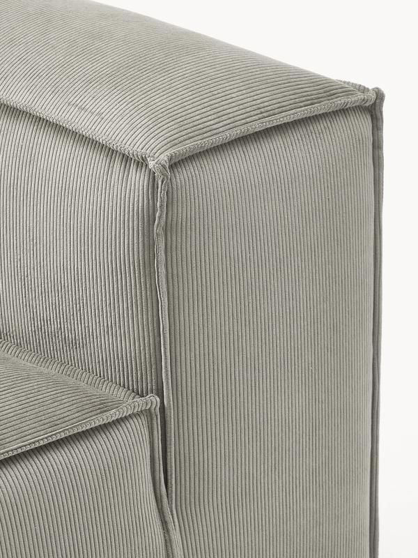 Soft Central Module Made of Corduroy - InNature Home  - Gri