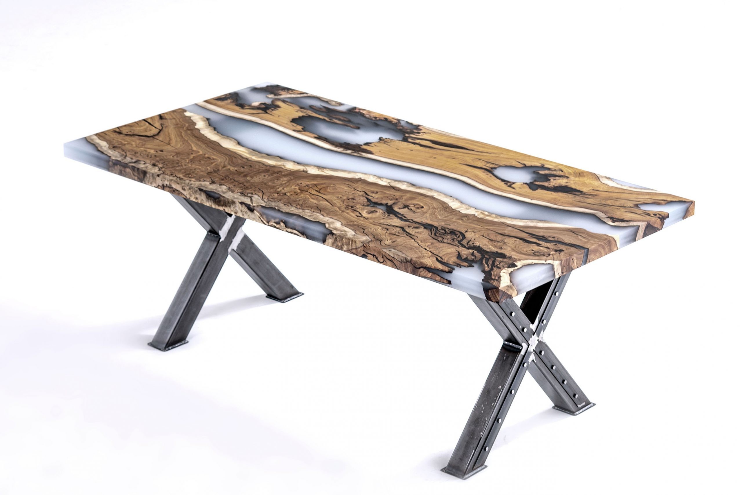 Smoke X Epoxy Table - InNature Home 