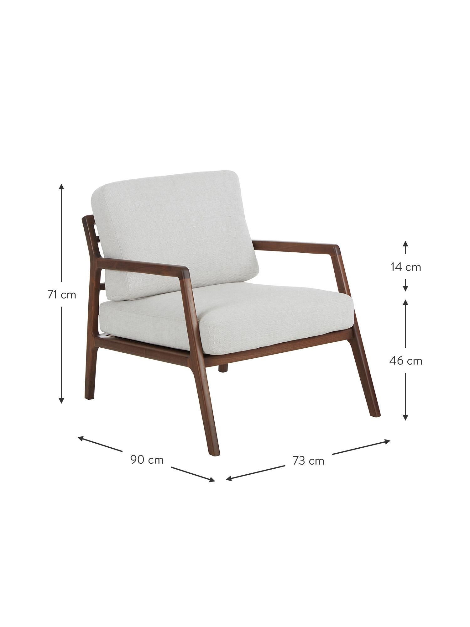 Panama Armchair - InNature Home - Panama Armchair, Walnut, Gri