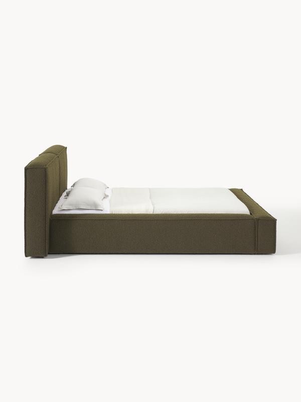 Soft, Çift Kişilik Karyola - InNature Home - Yeşil, Bukle