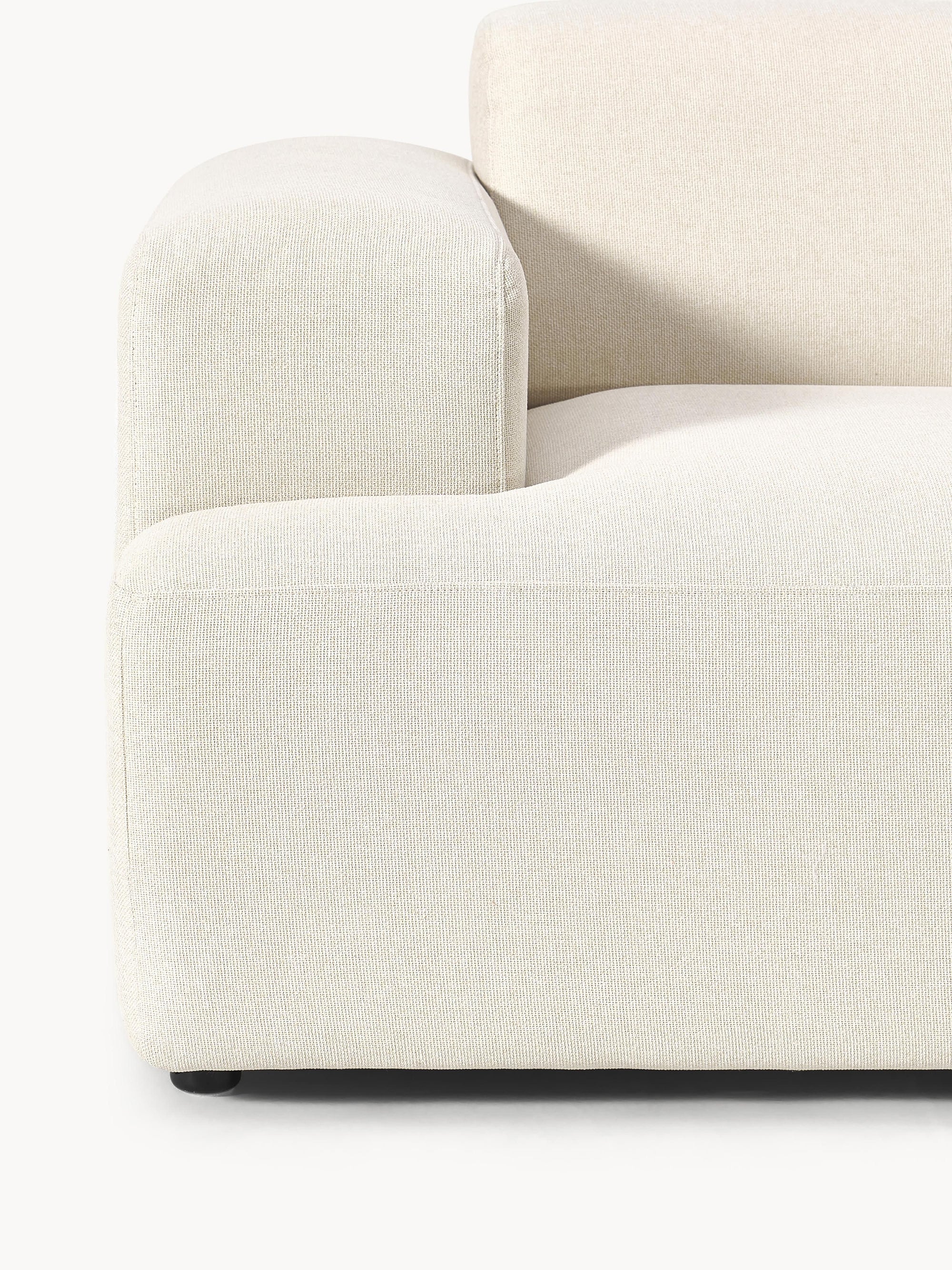 Stella Yumuşak Oturumlu Modüler Kanepe (3-4 Kişilik) InNature Home - Kırık Beyaz, Keten