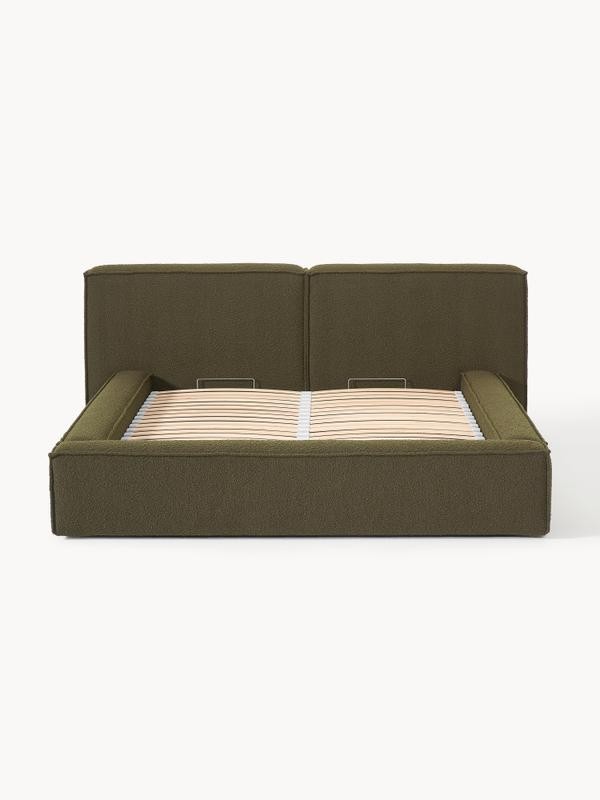 Soft, Çift Kişilik Karyola - InNature Home - Yeşil, Bukle