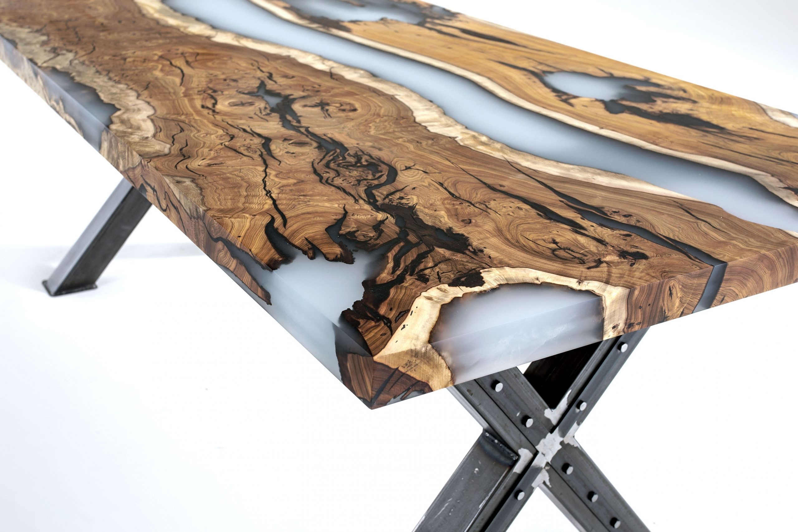 Smoke X Epoxy Table - InNature Home 