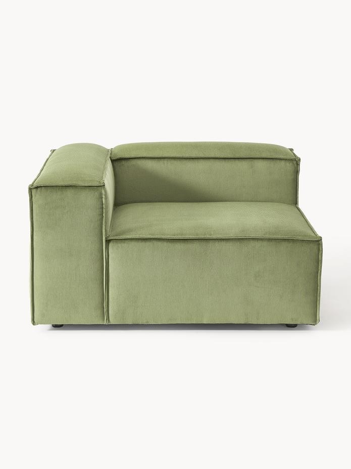 Soft Köşe Modülü, Fitilli Kadife - InNature Home - Yeşil