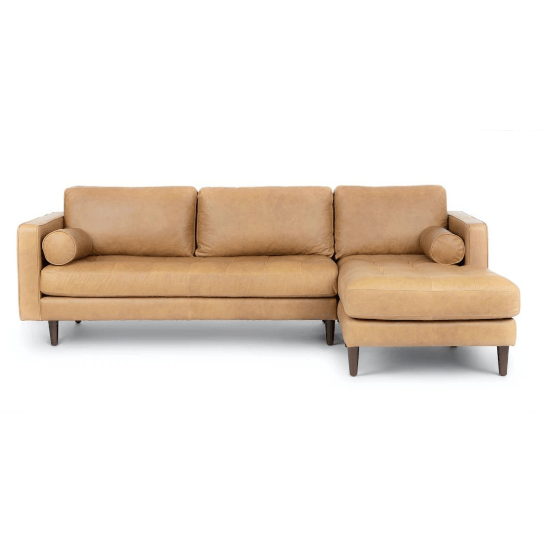 Molis Sectional, Mustard