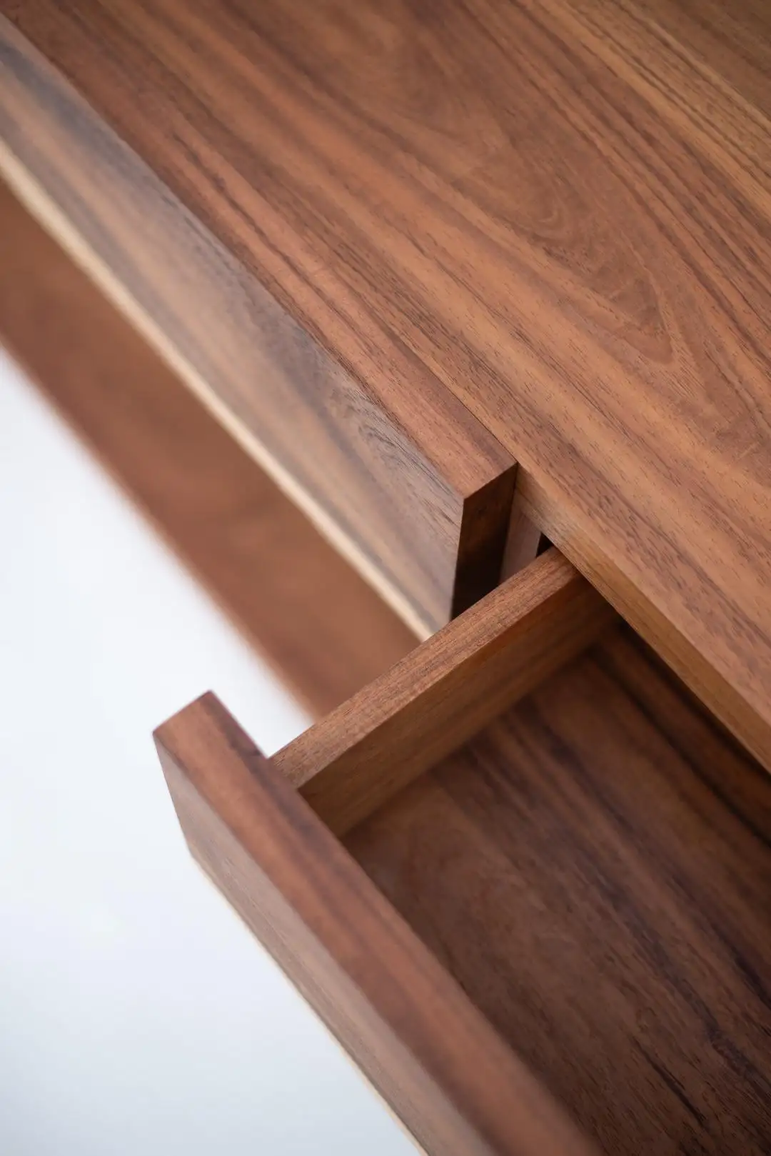 Contemporary Live Edge Sideboard with Drawers | Handcrafted in Wooden Hardwood | INNATURE