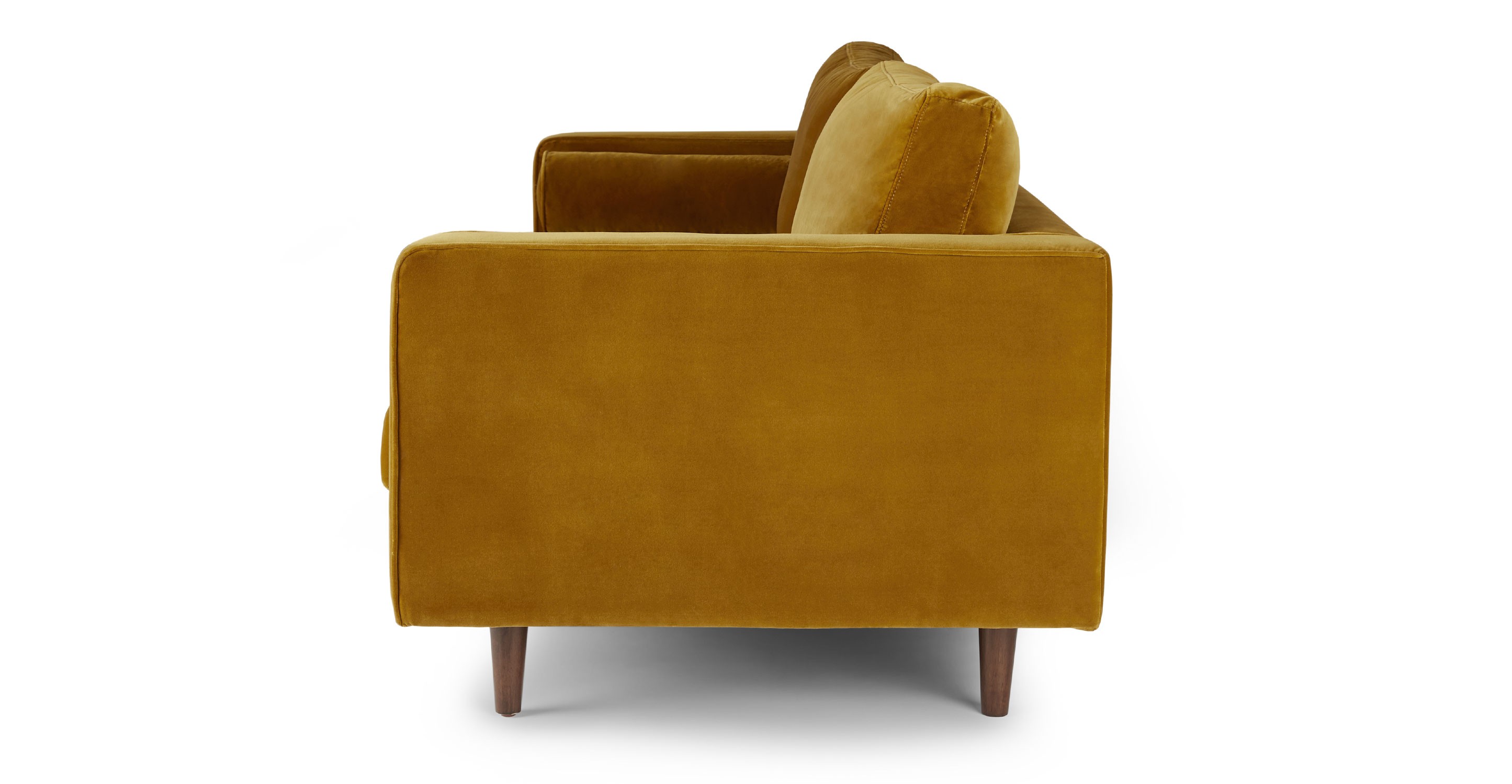 Molis Sofa, Velvet - InNature Home -  Molisa Sofa, Gold