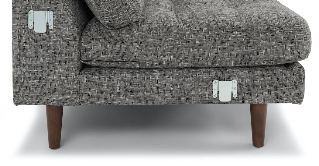 Molis Sectional Sofa, Fabric - InNature Home - Molis Sectional, Gray