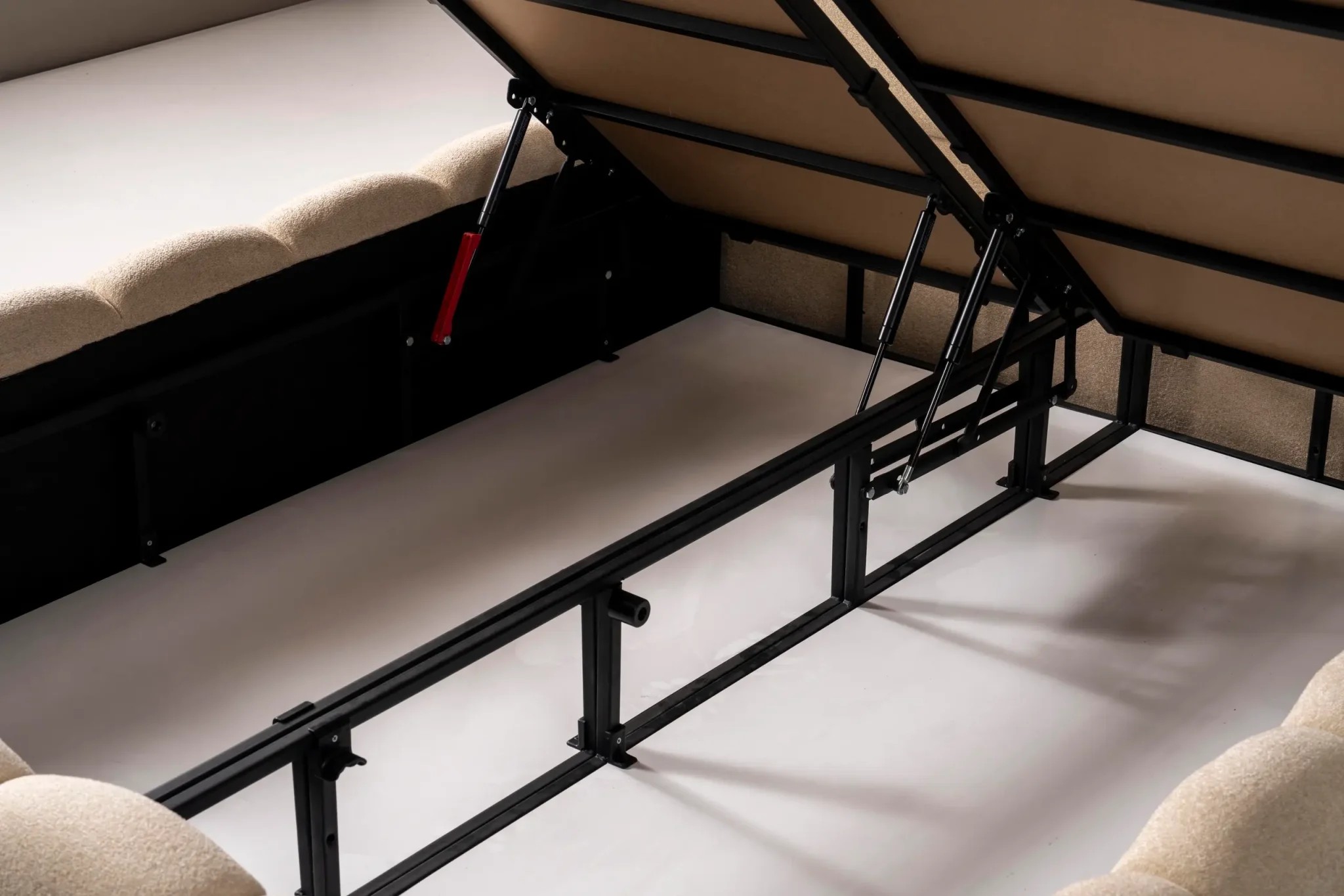 Dream Upholstered Storage Bed in Bouclé | INNATURE