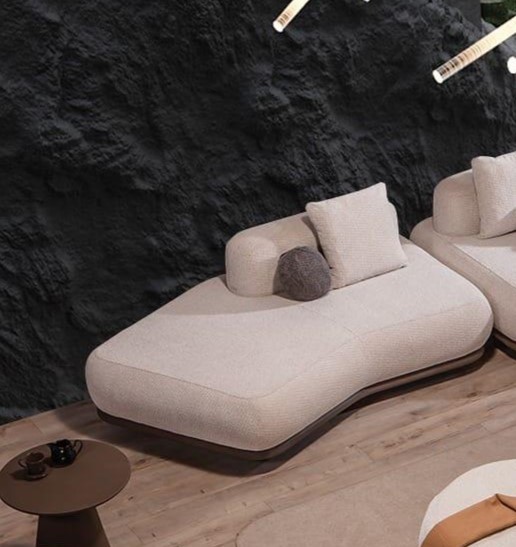 Wox Yumuşak Oturumlu Yataklı Elips Kanepe - InNature Home