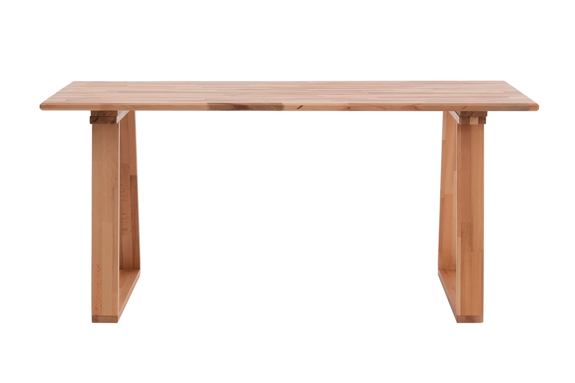 Flow Walnut Table With Wooden Legs - InNature Home