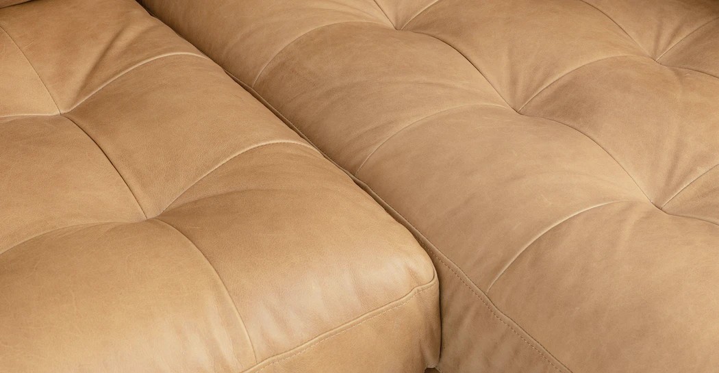 Molis Köşe Koltuk, Deri - InNature Home - Molis Köşe Koltuk Bronz