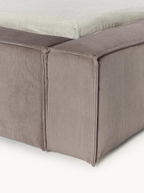 Soft, Çift Kişilik Karyola - InNature Home - Kahverengi, Fitiili Kadife