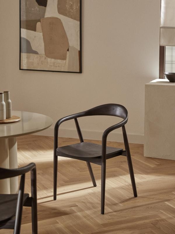 Elanor Armchair - InNature Home - Dark Ash