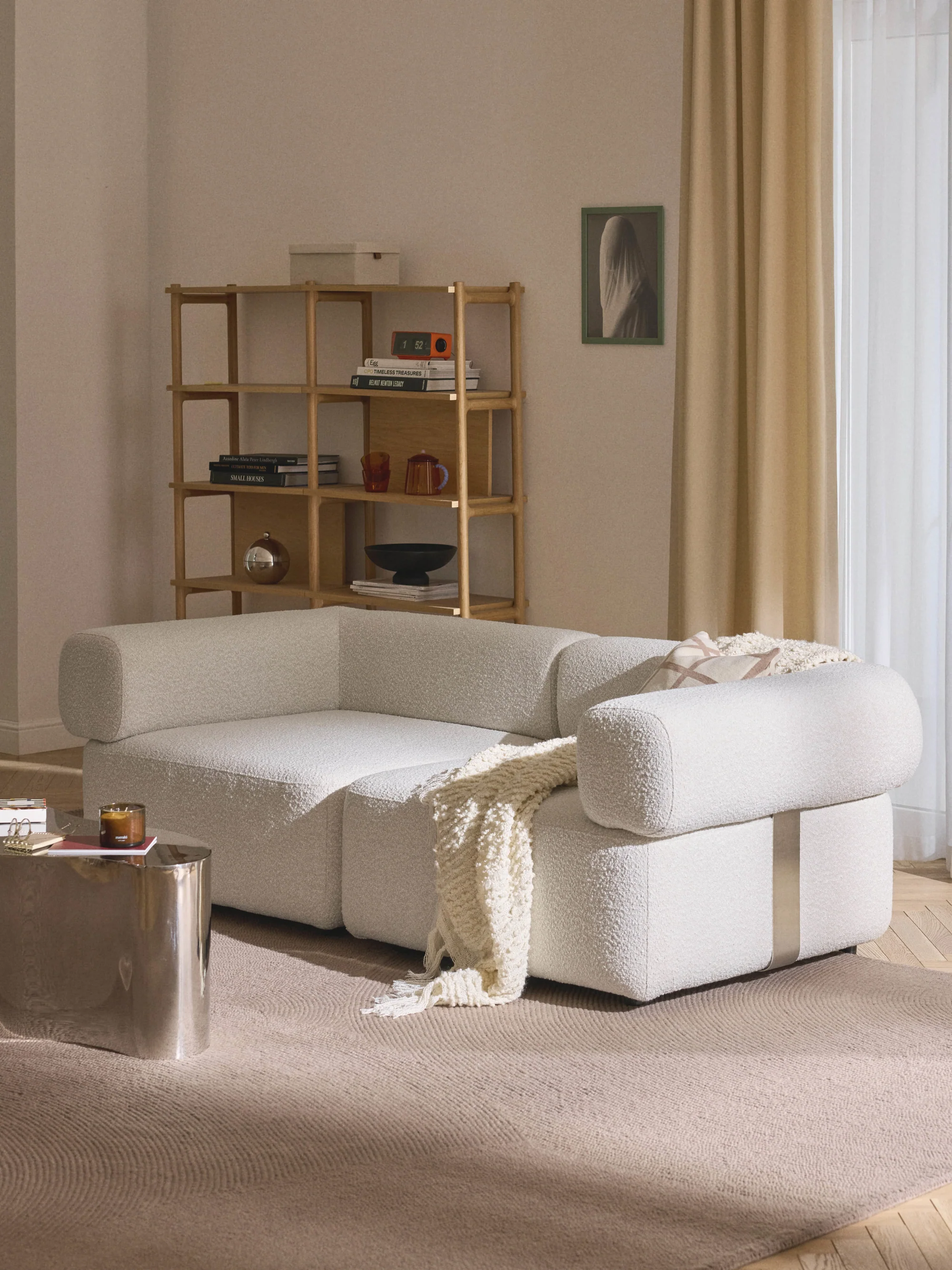 Sofia Modüler Kanepe 2-3 Kişilik - INNATURE  - Kırık Beyaz