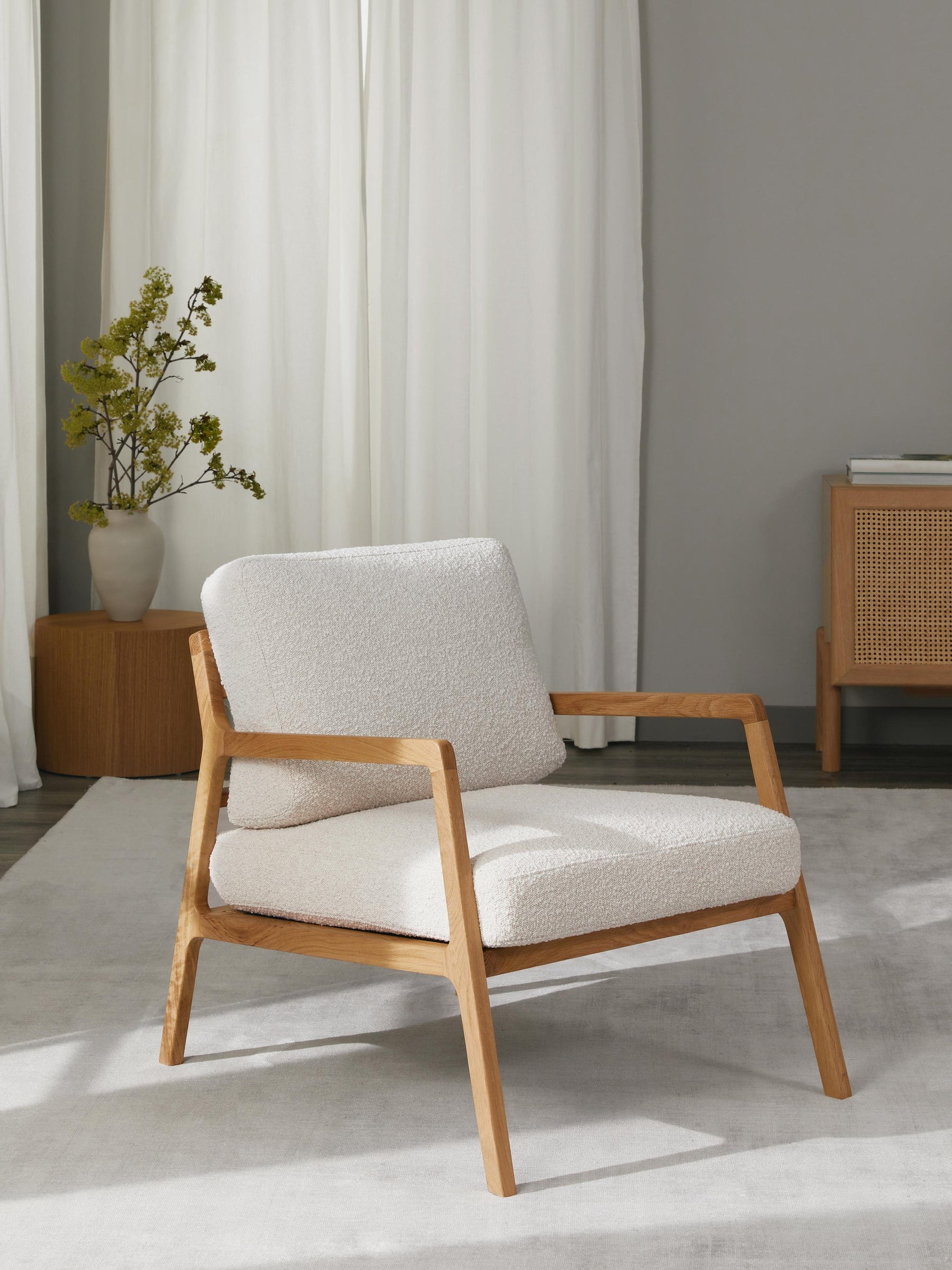 Panama Armchair - InNature Home - Panama Armchair,  Oak Cream