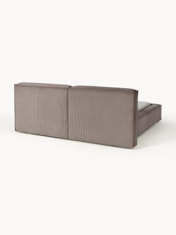 Soft, Çift Kişilik Karyola - InNature Home - Kahverengi, Fitiili Kadife