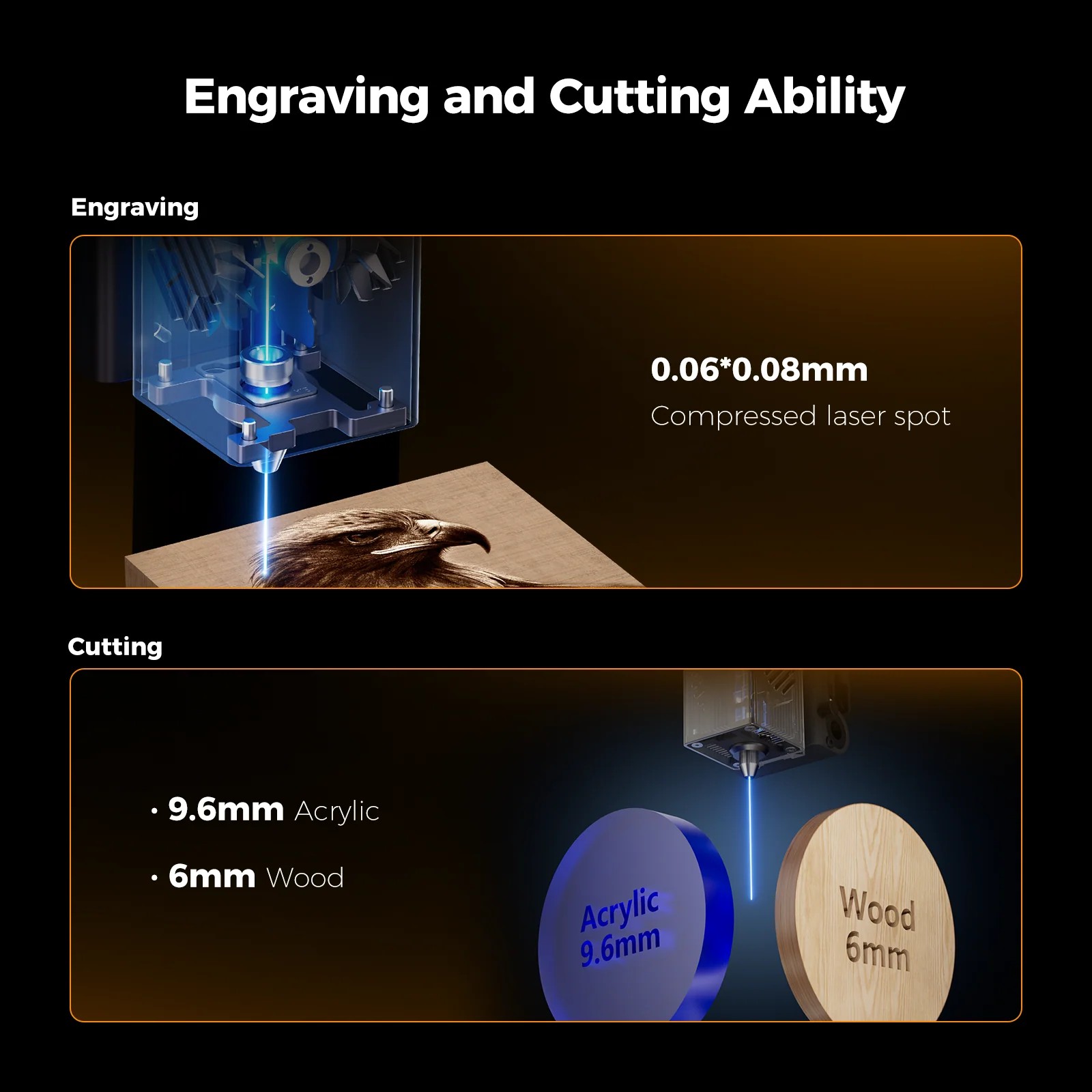 Creality Falcon A1 10W Lazer Gravür Makinesi