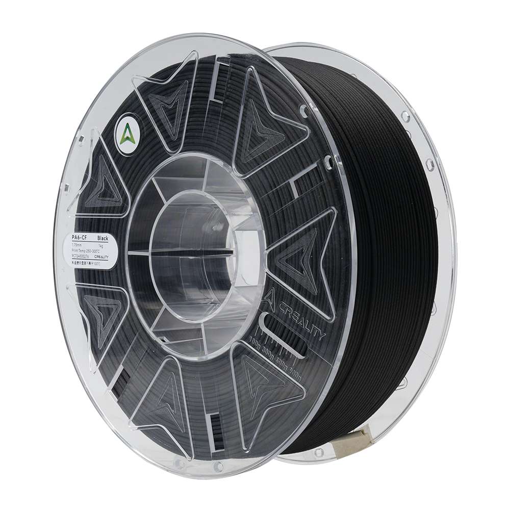 Creality Hyper PA6-CF Karbon Fiber Filament 1kg 1.75mm siyah makara ürün görseli