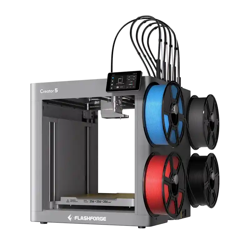 Flashforge Creator 5 FIXX3D gerçek ürün yan açı görseli