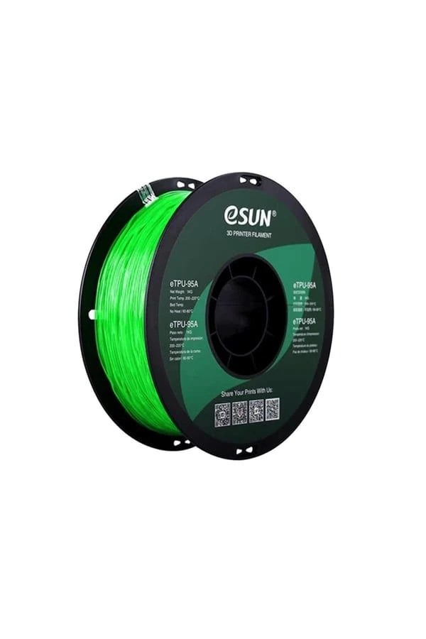 eSUN eTPU-95A Filament - Yeşil