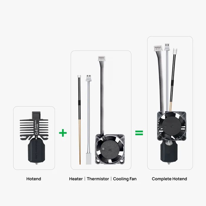 Bambu Lab Complete Hotend Assembly – X1E Uyumlu