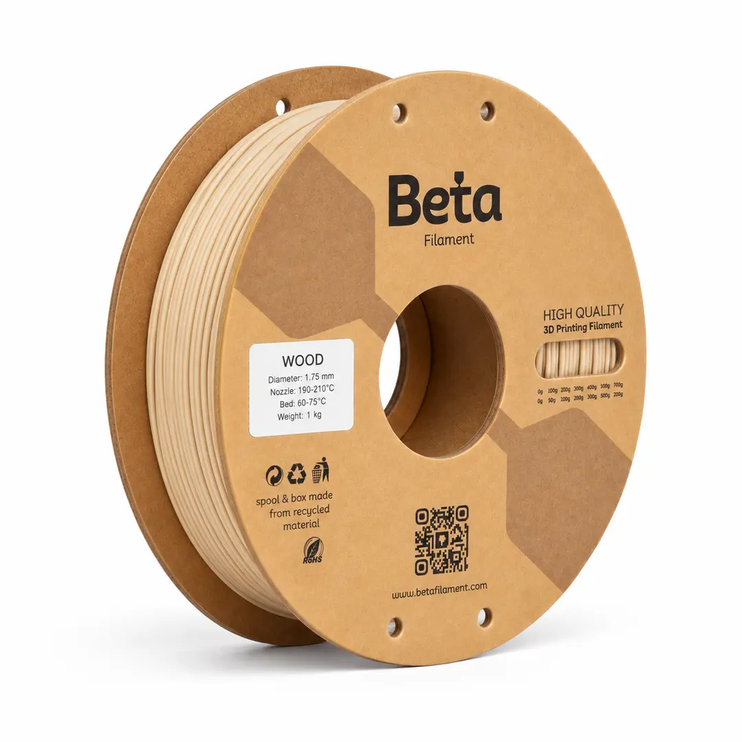 Beta PLA Wood filament makarası
