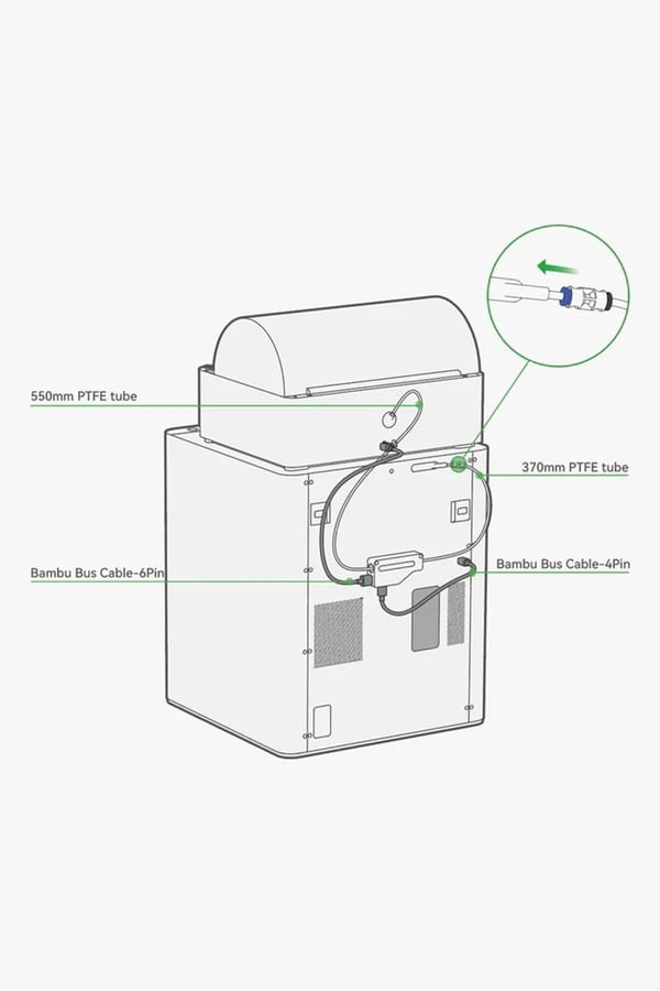 Bambu Lab Filament Buffer P1P-P1S-X1C