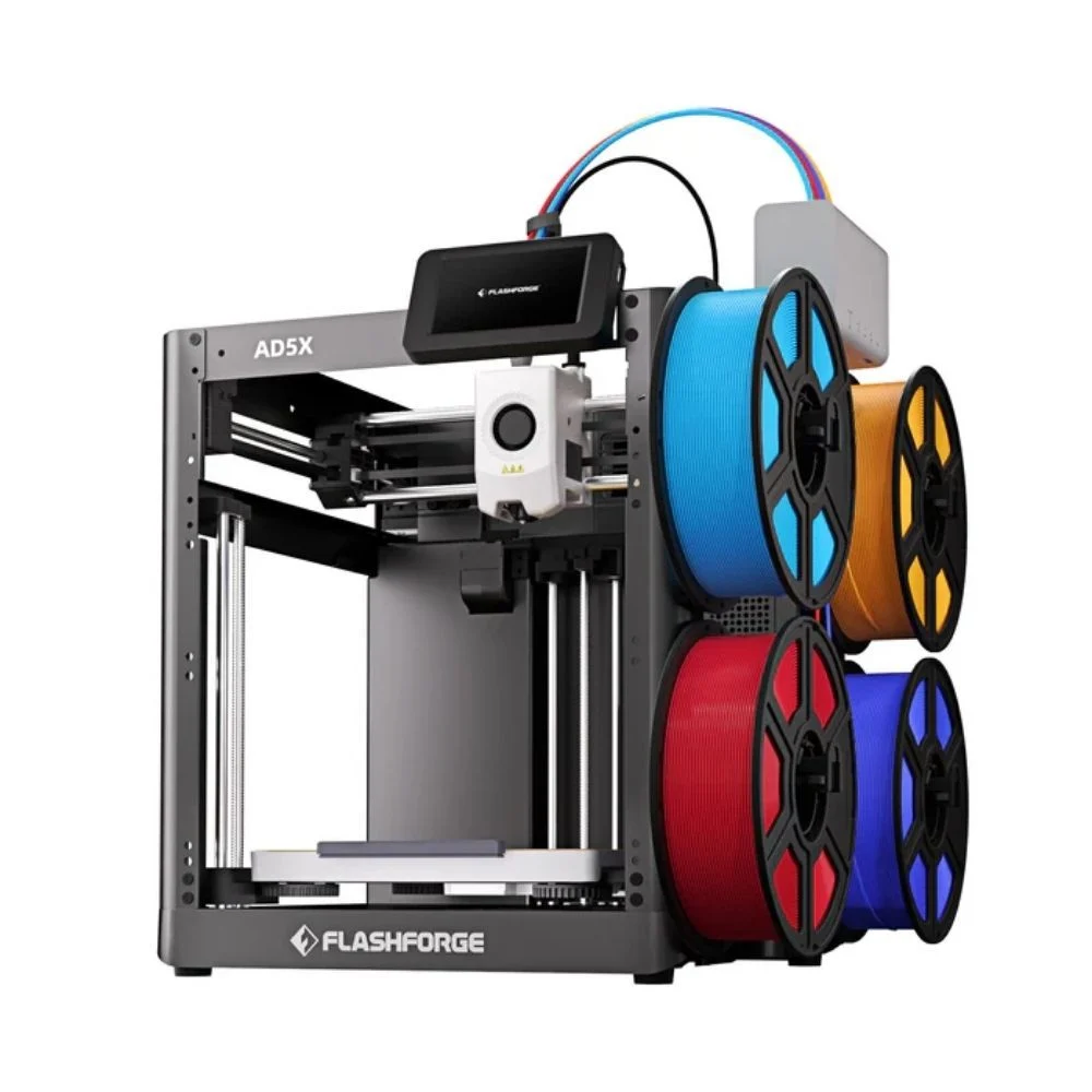 FlashForge AD5X 3D Yazıcı | Çift Ekstrüder, Otomatik Seviyeleme ve