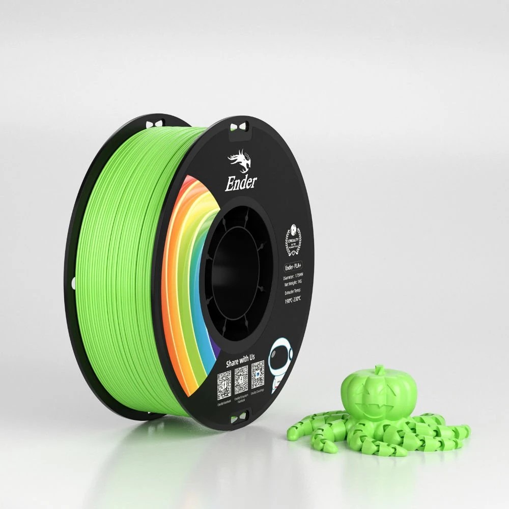 Creality Ender PLA+ Filament 1.75mm 1kg - Elma Yeşili