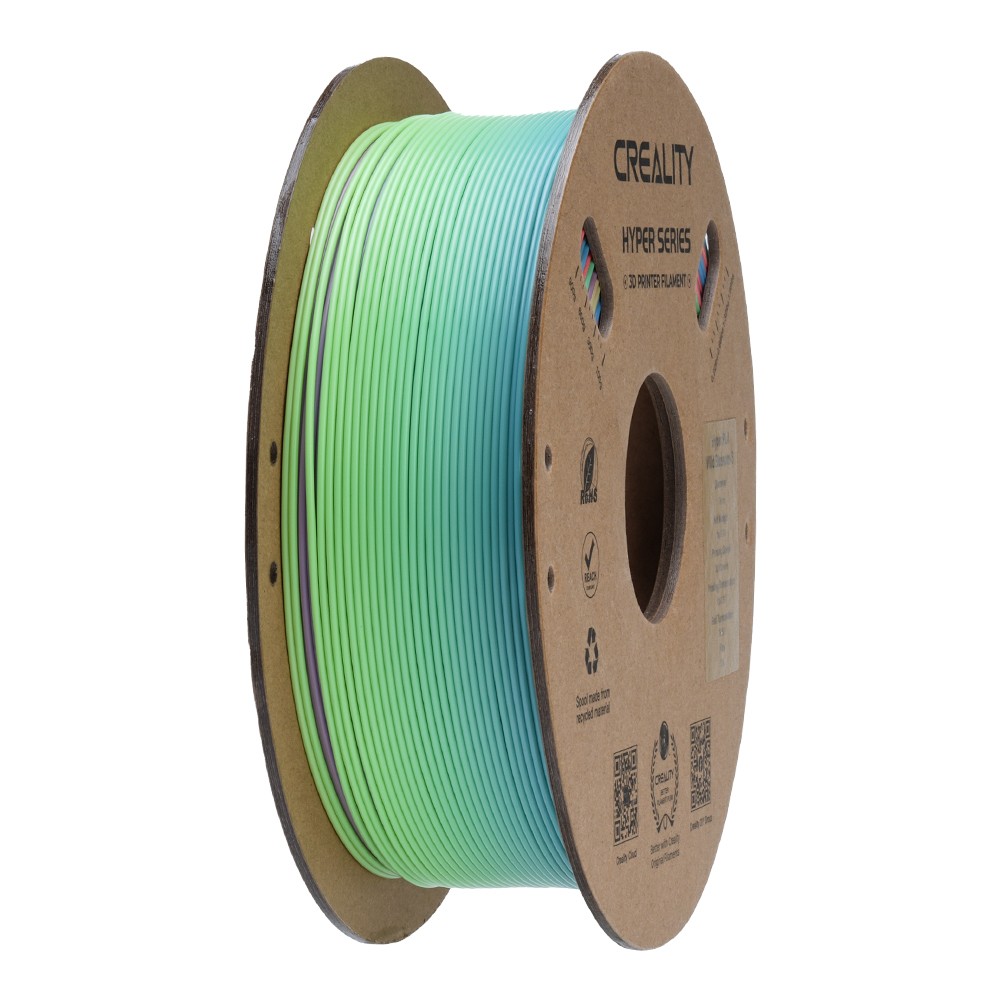 Creality Hyper PLA Rainbow Filament 1.75mm 1KG - Wild Blossom-Short