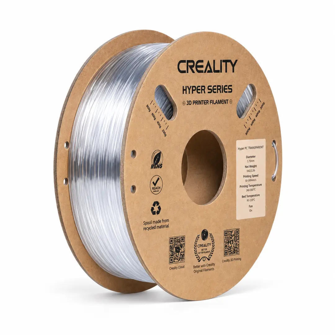 Creality Hyper PC Transparent filament makarası