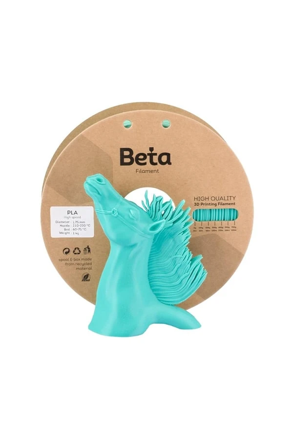 Beta PLA High-Speed pürüzsüz yüzey ve model baskı örneği