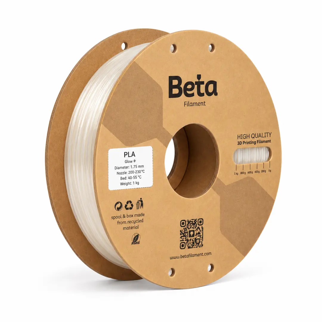 Beta PLA Ultra-Glow filament makarası