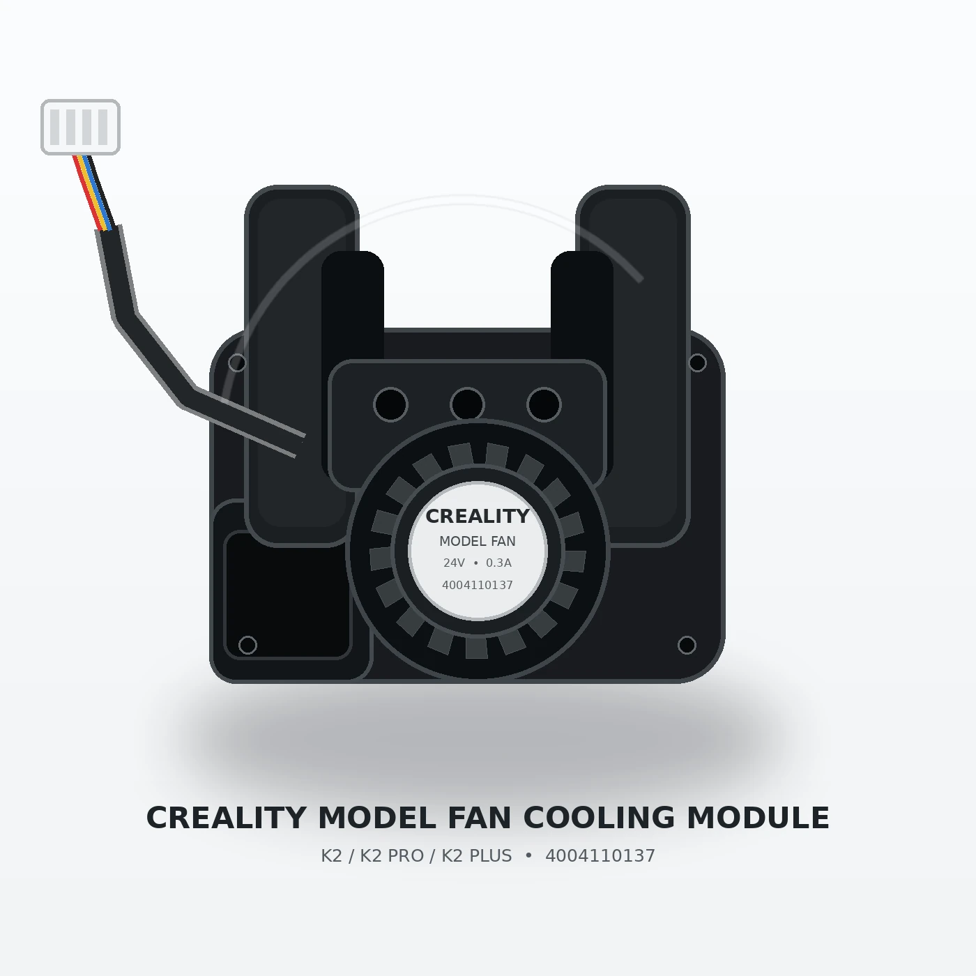 Creality K2 K2 Pro K2 Plus Model Fan Cooling Module 4004110137
