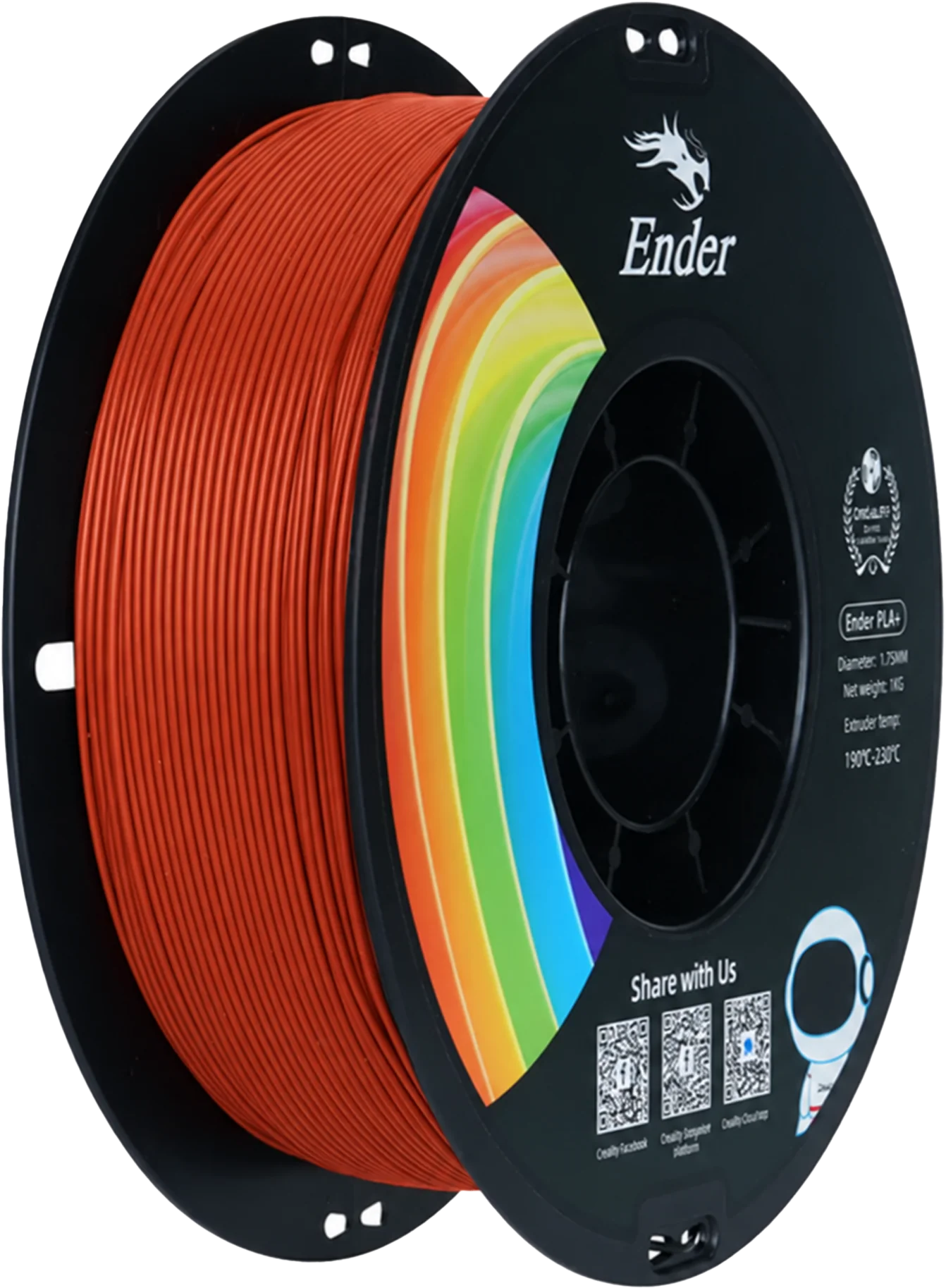 Creality Ender PLA+ 1.75 mm 1 kg Turuncu filament makarası – FIXX3D