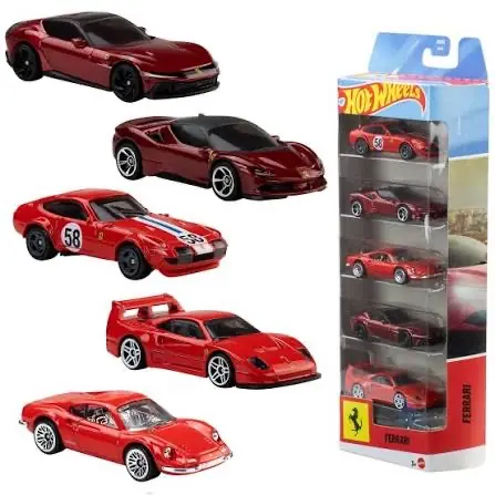 Hotwheels 5’li Ferrari Set