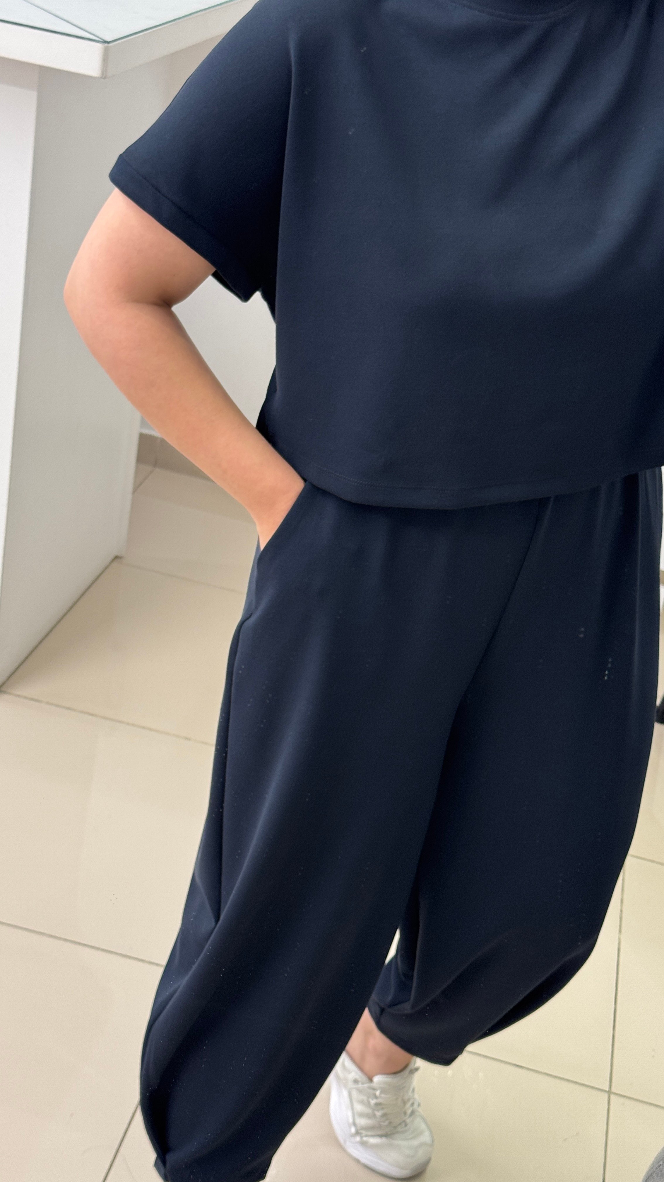 Kısa Kol Model Eşofman Takımı - Lacivert
