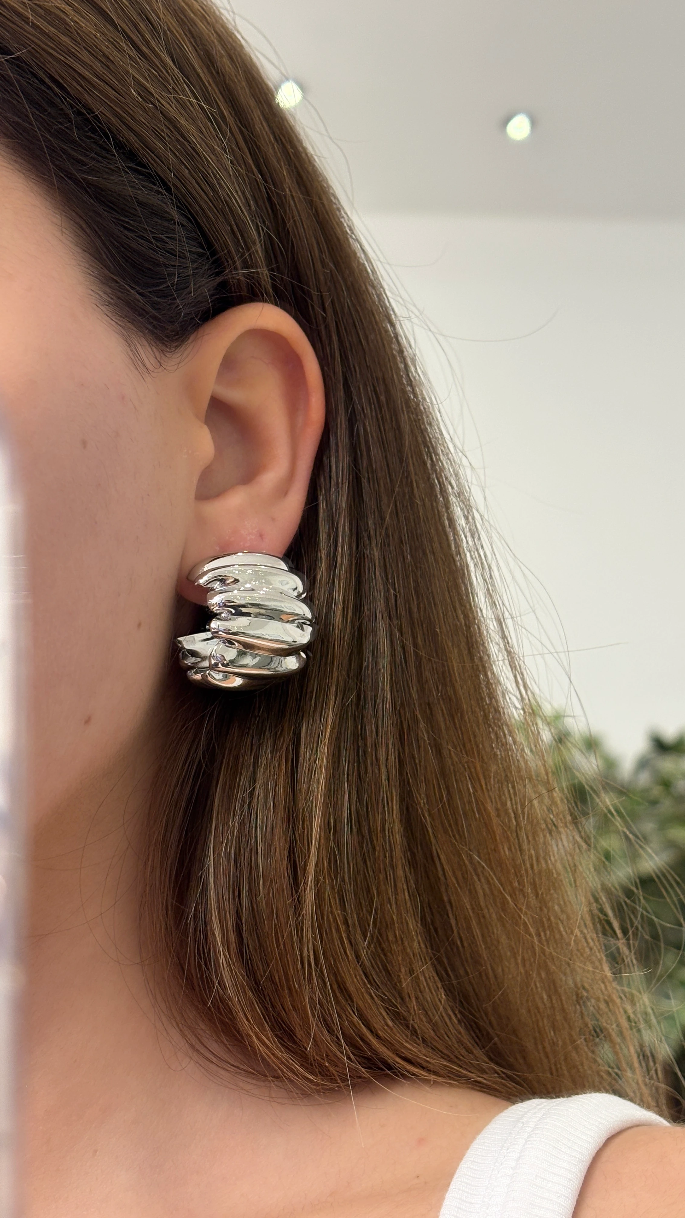 Gümüş Vintage Küpe