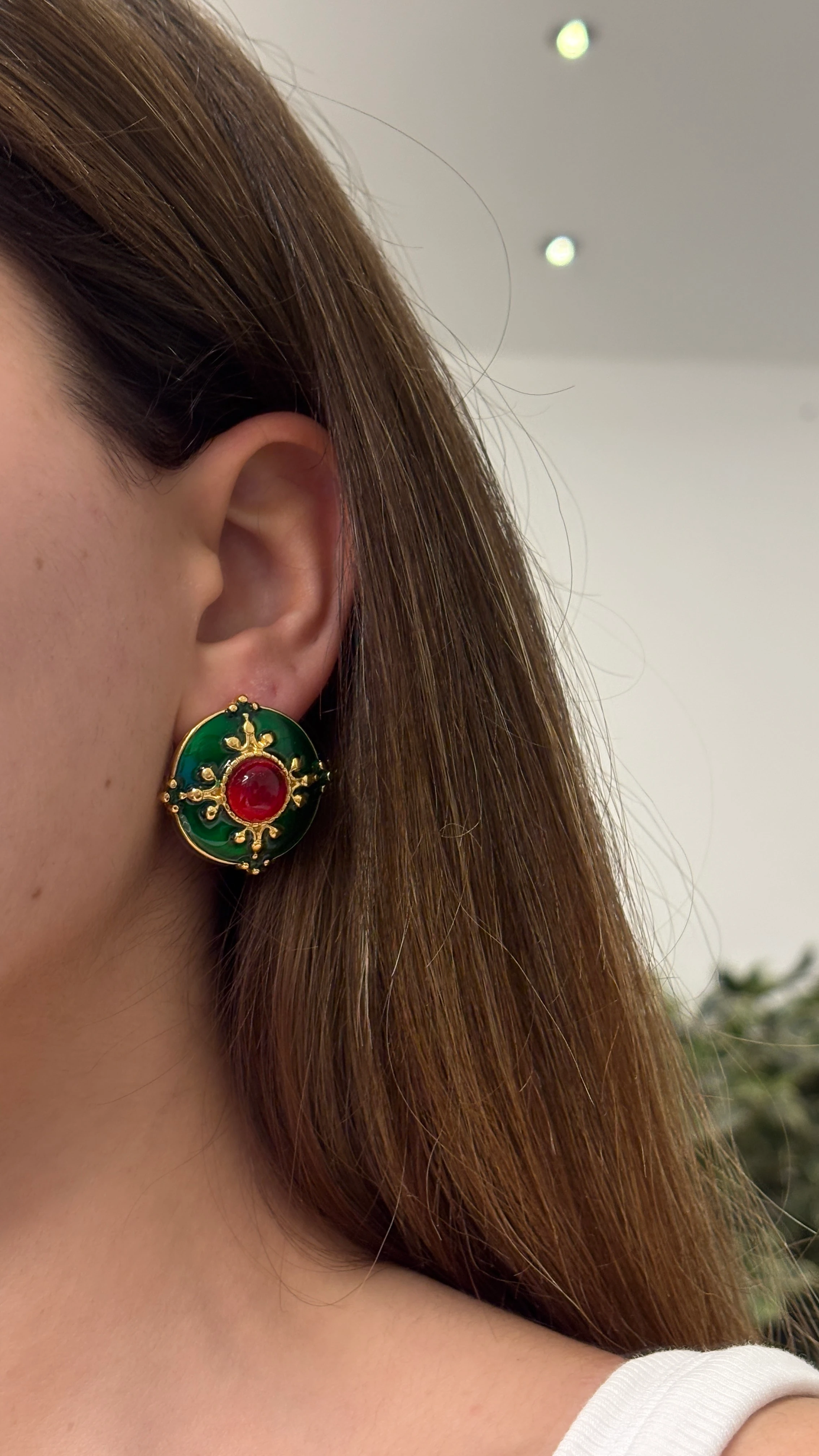 Vintage Fransız Özel Seri Küpe