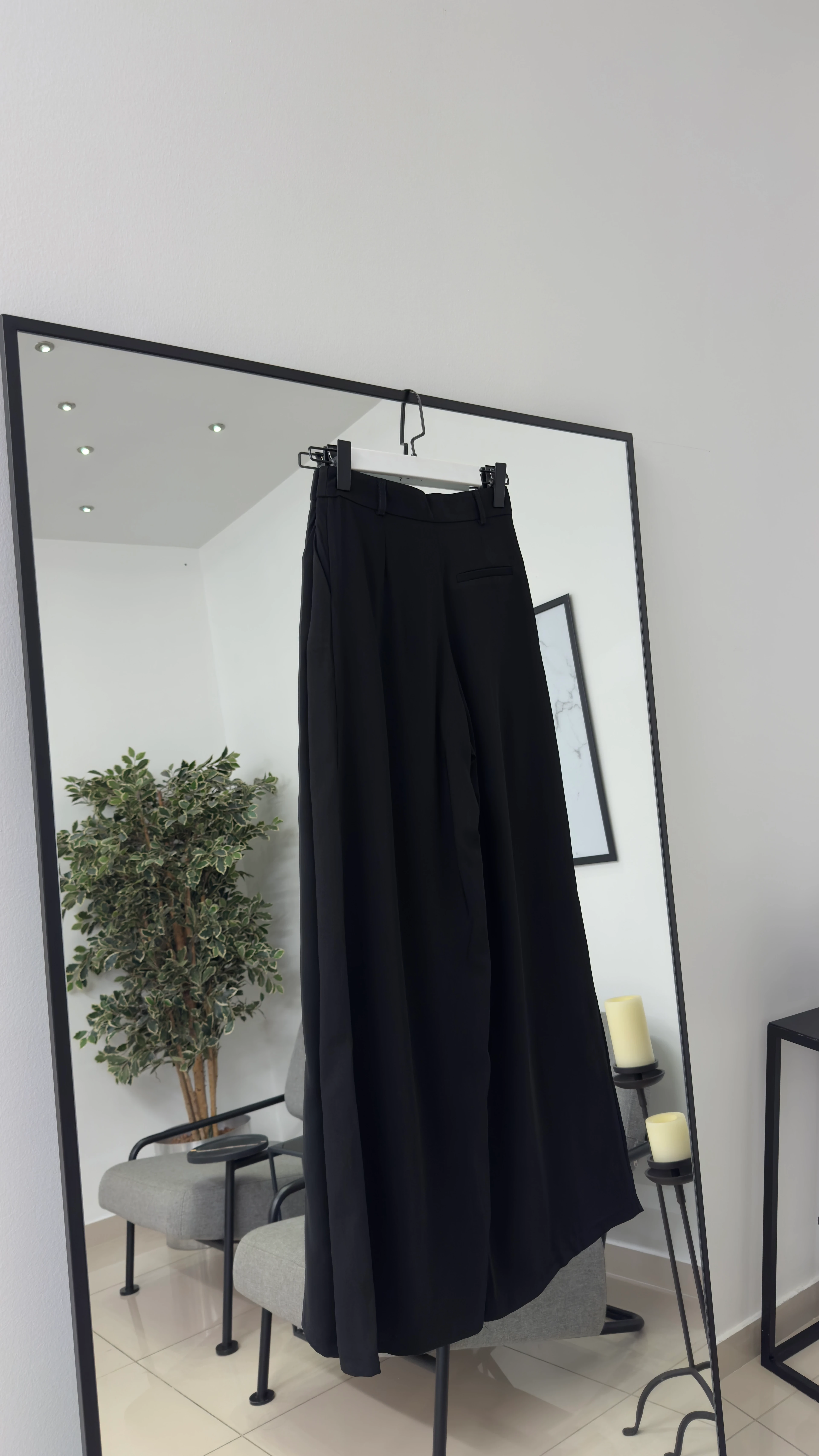 Palazzo Pantolon /Siyah-Kahve