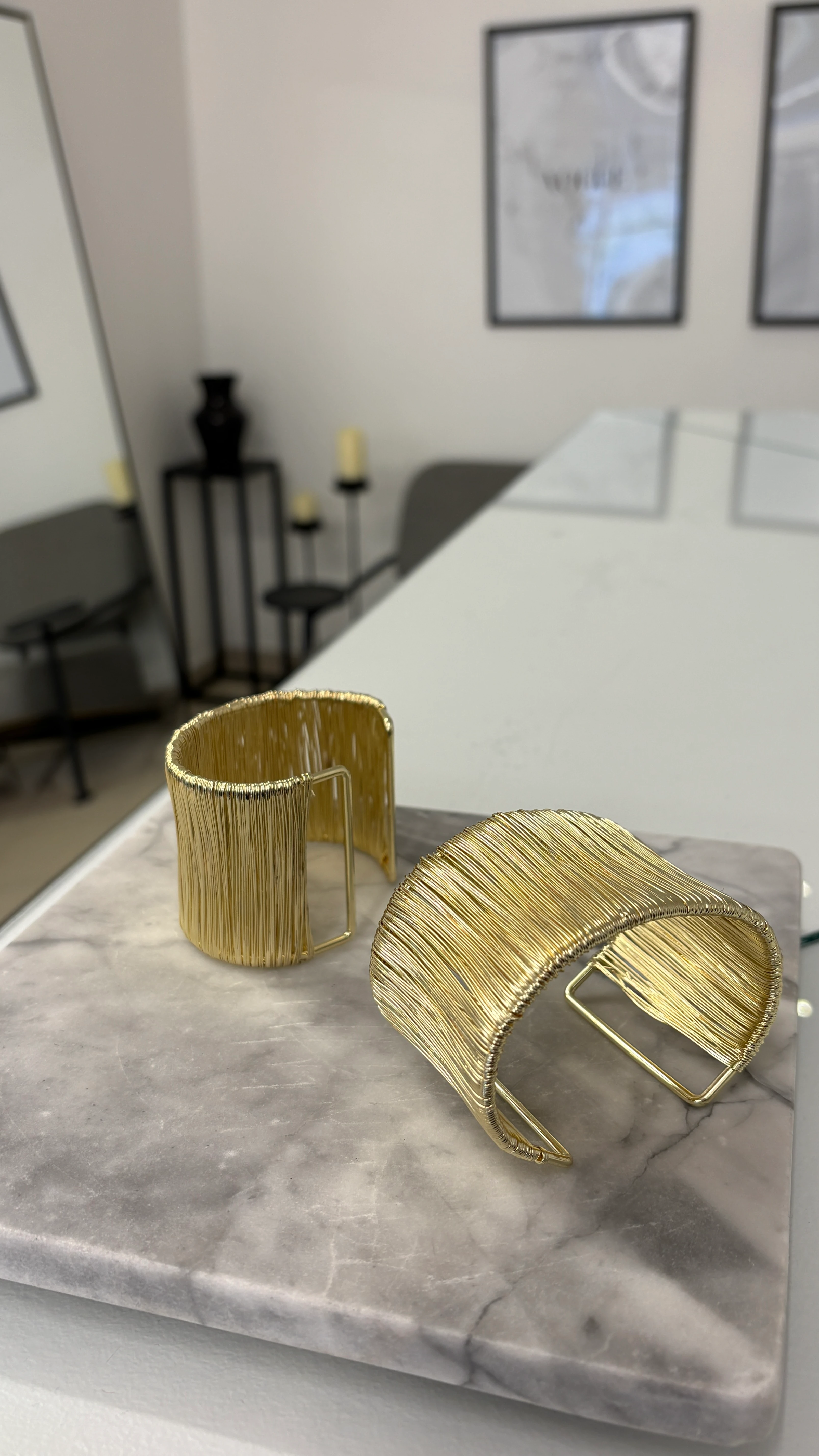 Gold Tel Sarma Bileklik