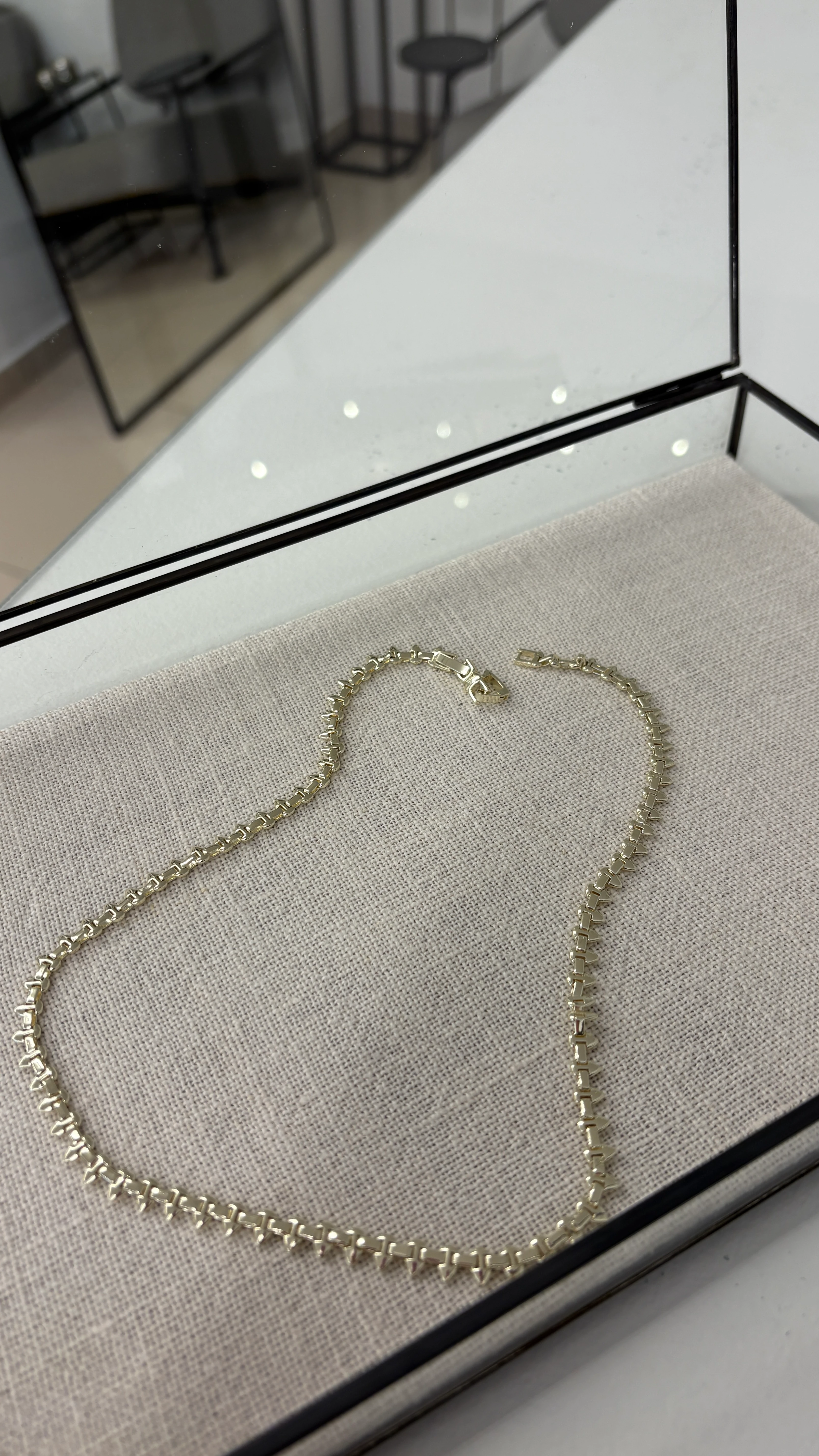 Çit Zincir Kolye (14 ayar altın kaplama)