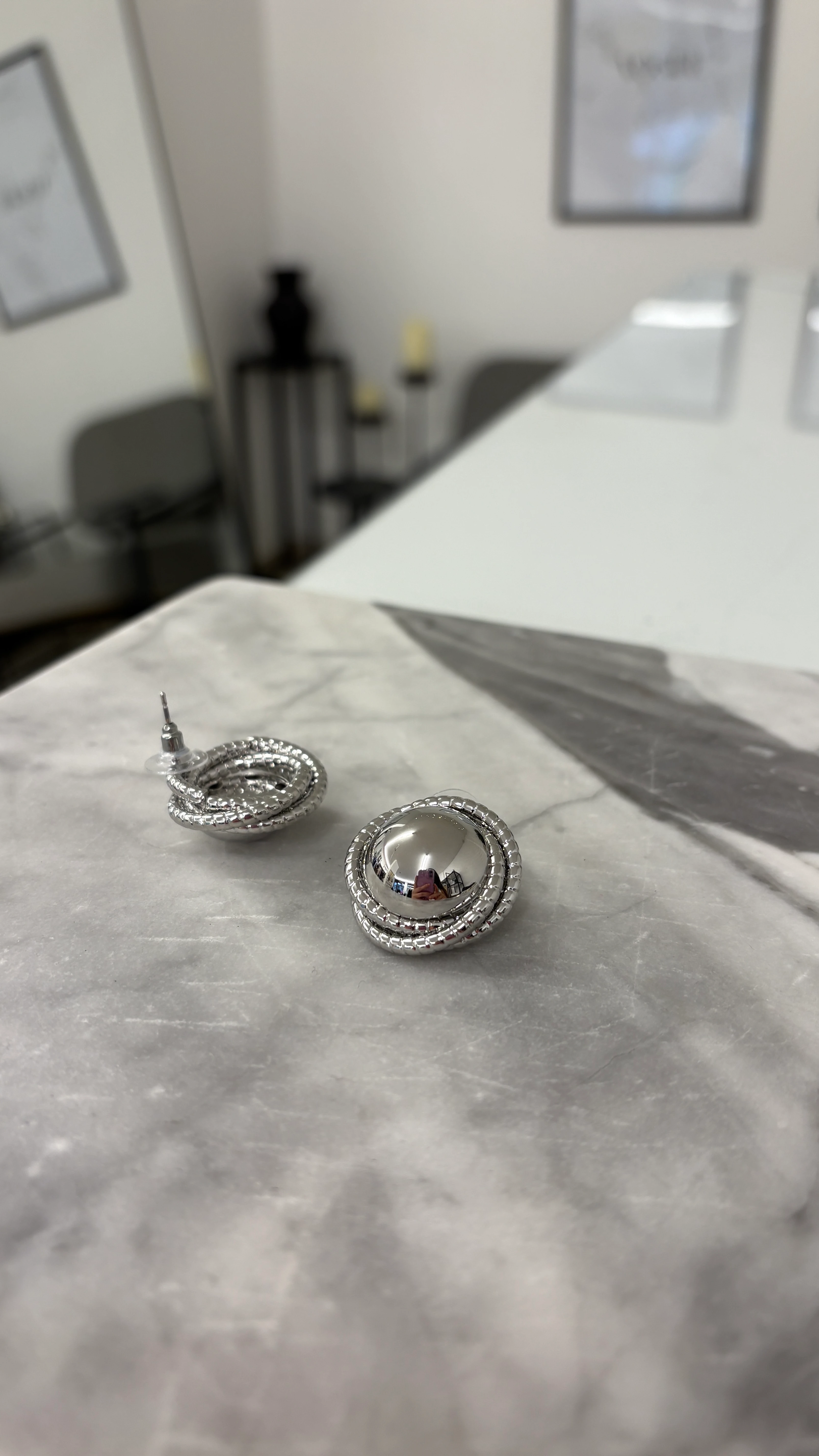 Gümüş Vintage Küpe