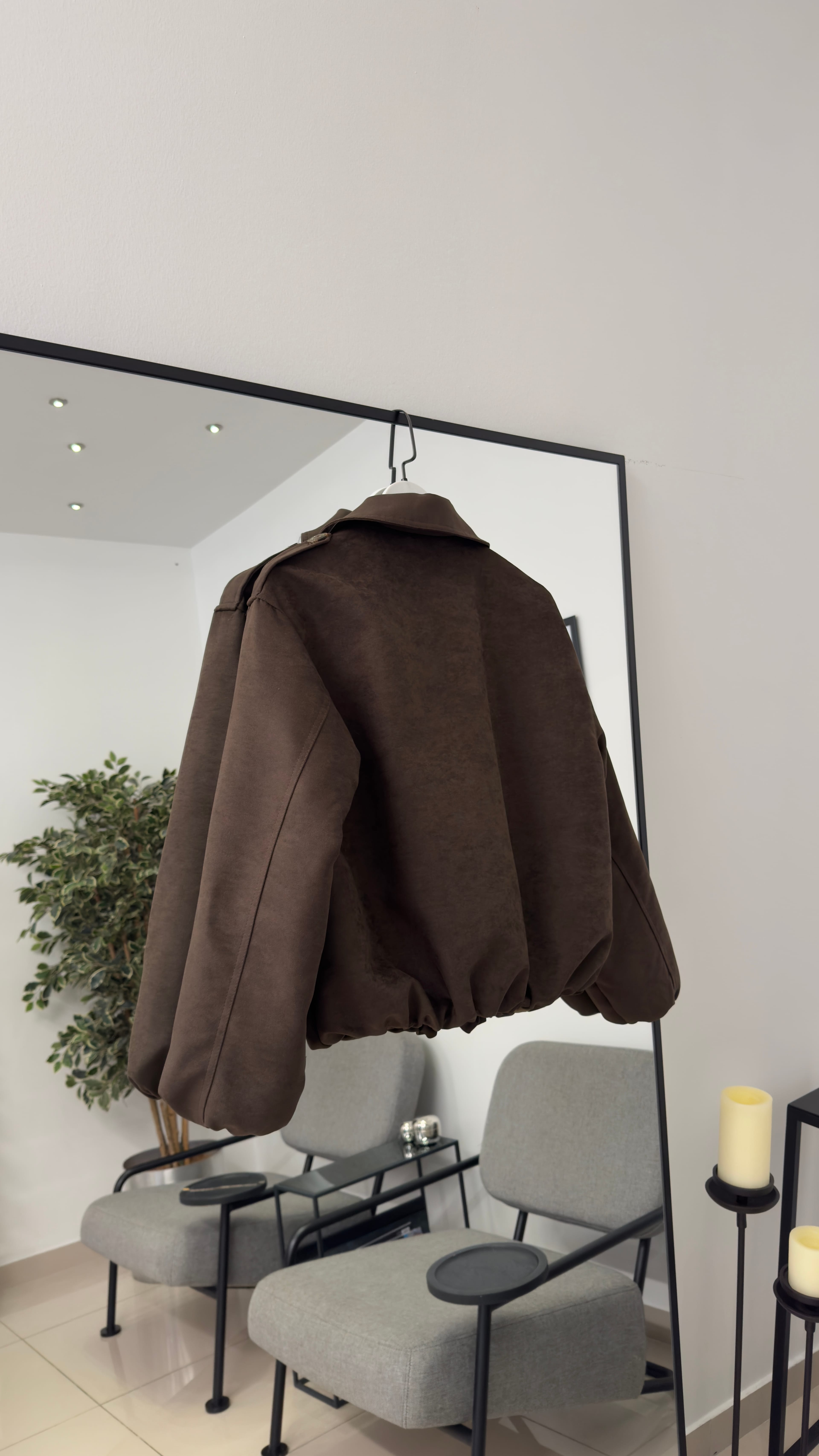 Süet Bomber Ceket