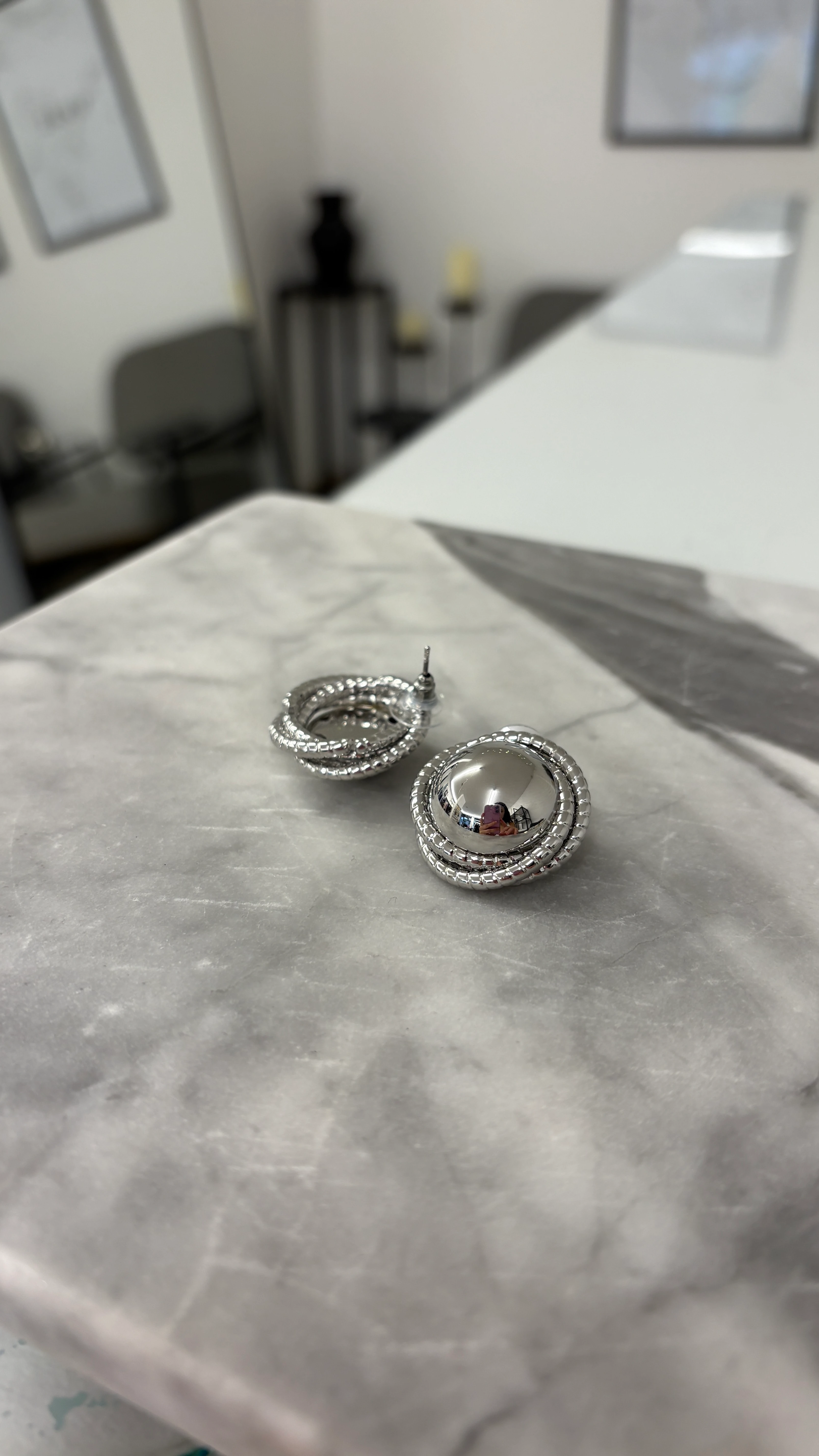 Gümüş Vintage Küpe