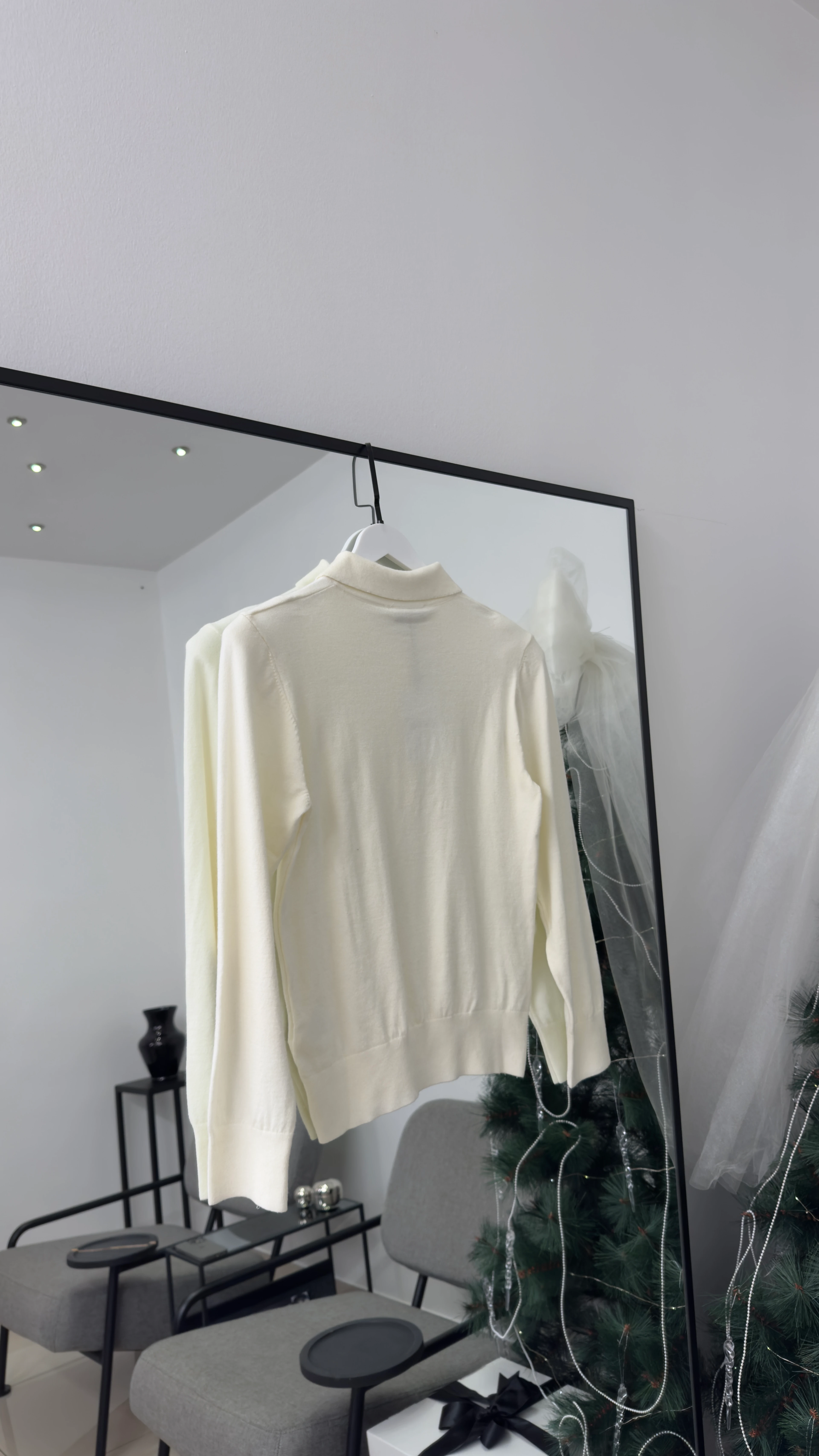 Polo Yaka Triko / Ekru- Siyah- Kahve