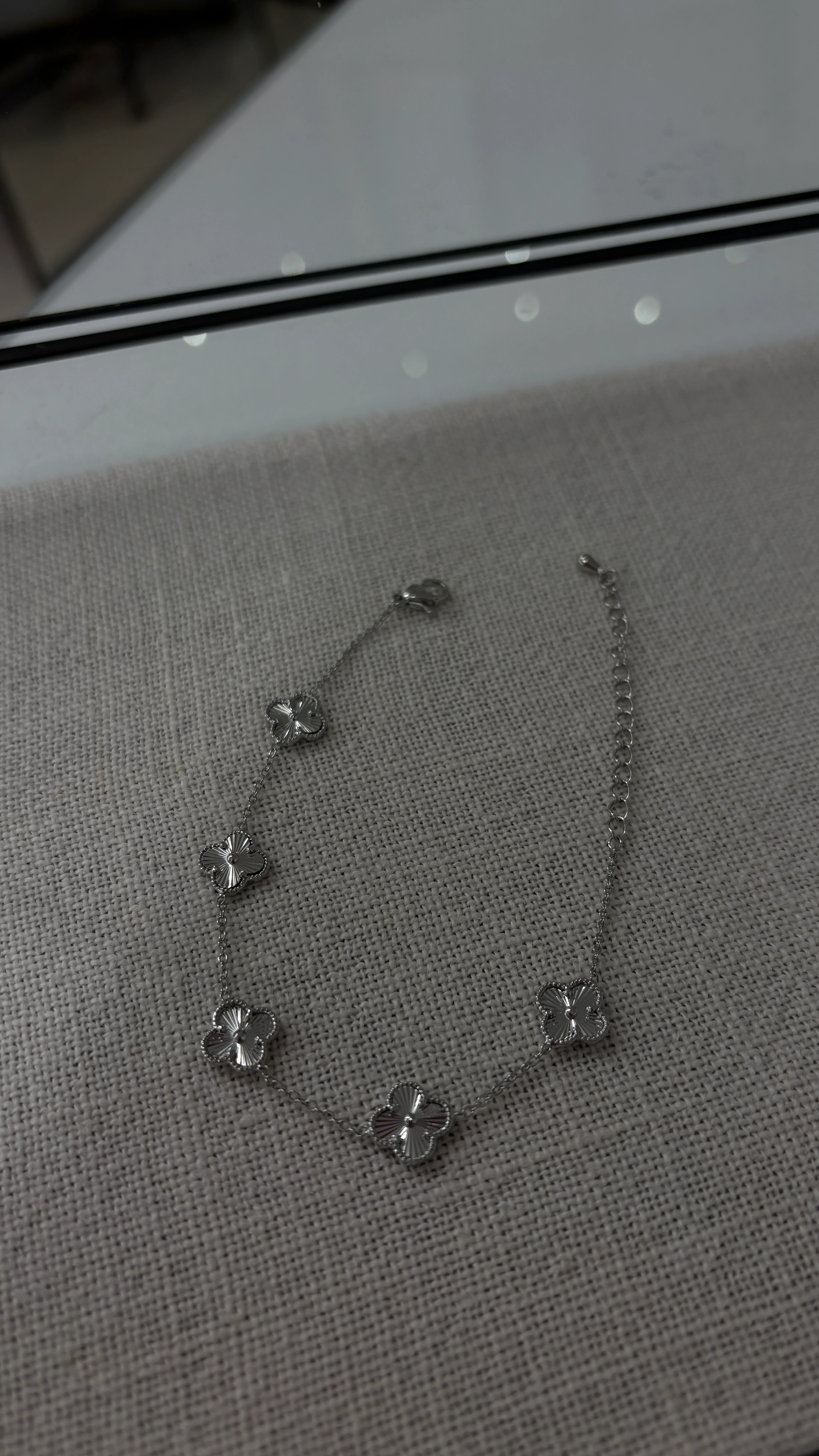 Gümüş Yonca Bileklik