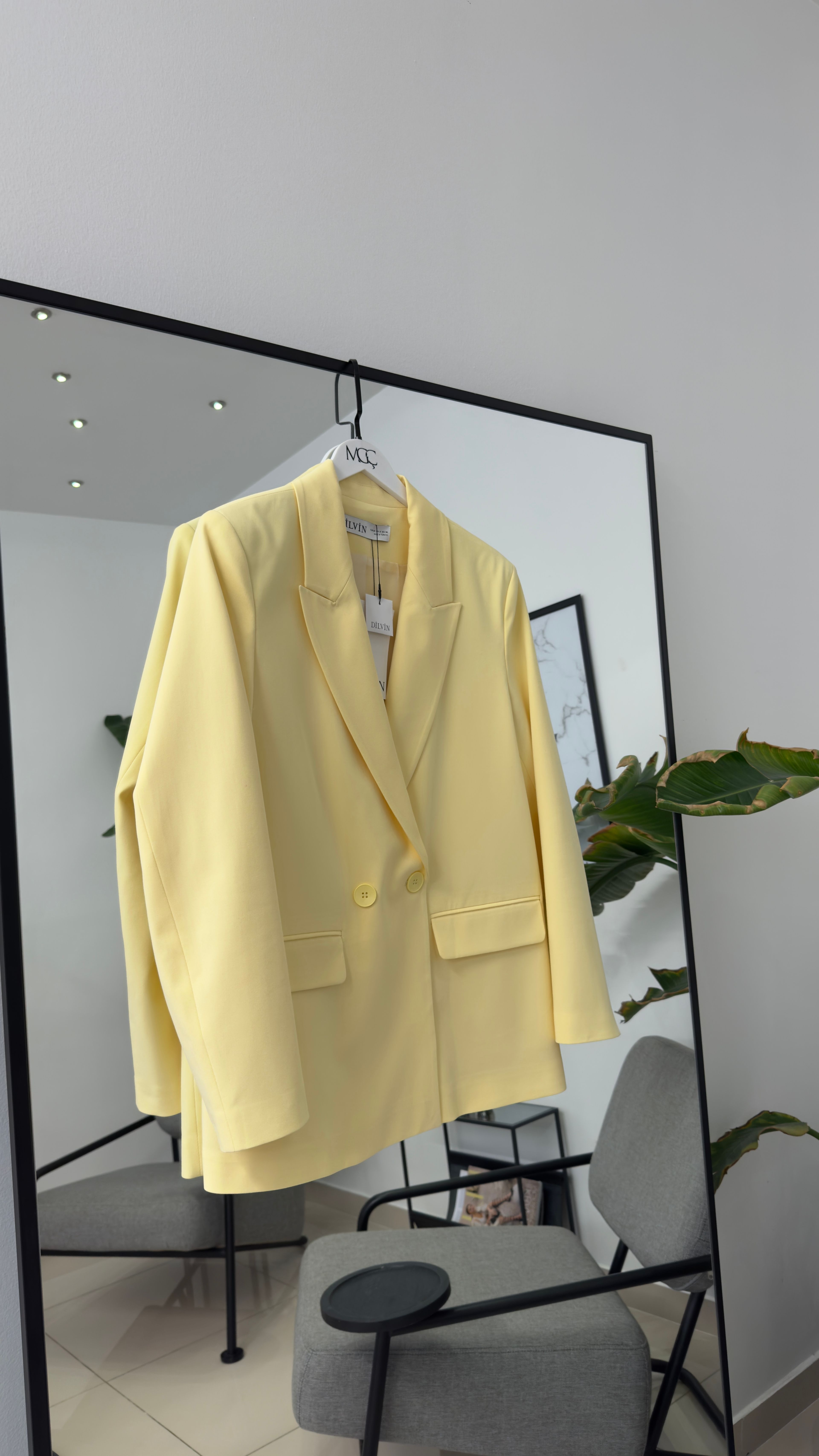 Sarı Blazer Ceket