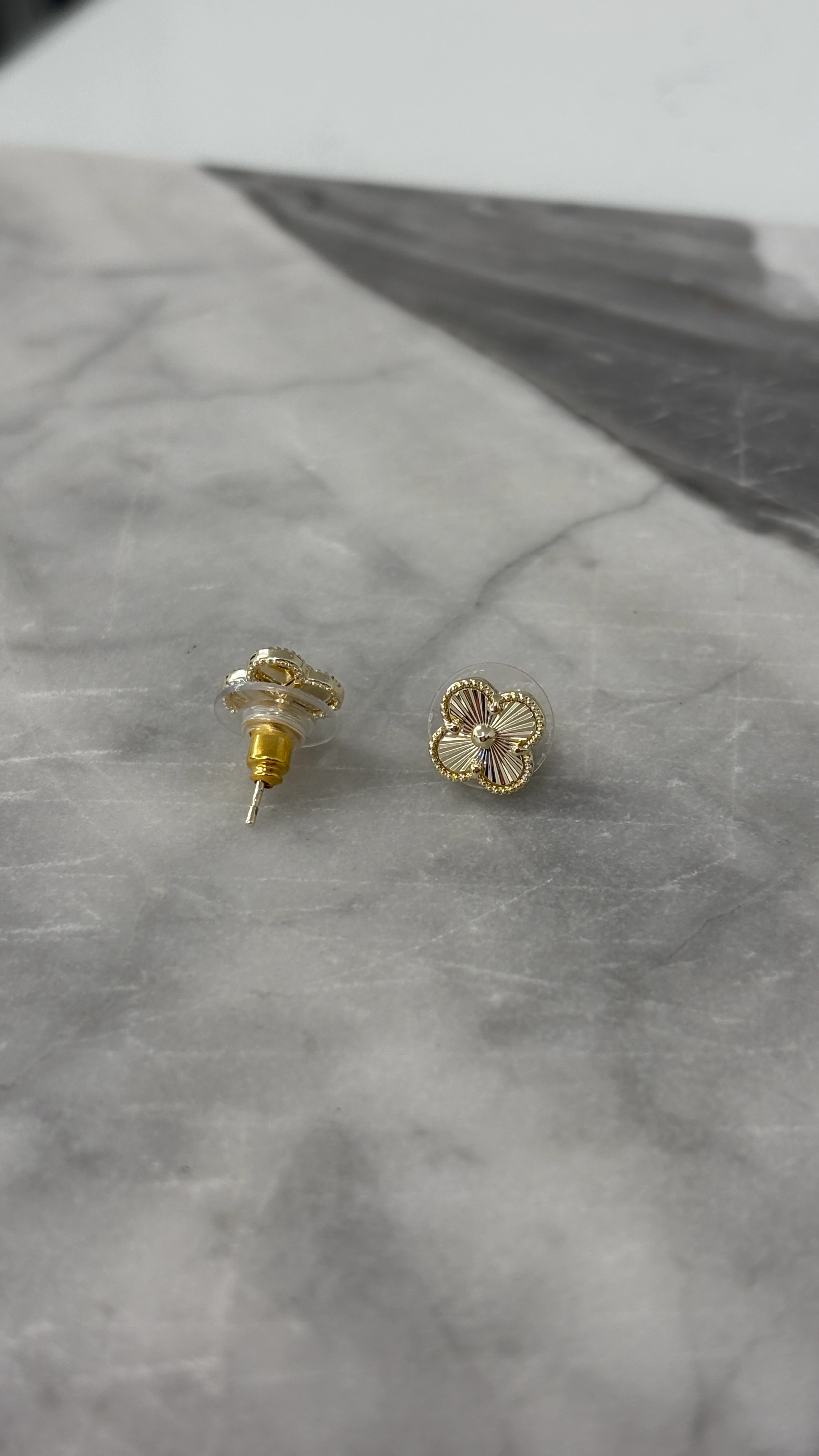 Yonca Küpe (14 Ayar Altın Kaplama)